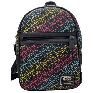 Loungefly Star Wars Neon Logo Mini Backpack